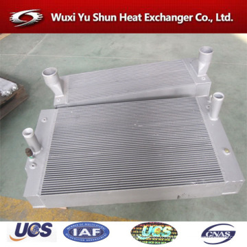 high pressure aluminum plate fin hot water radiator for sale